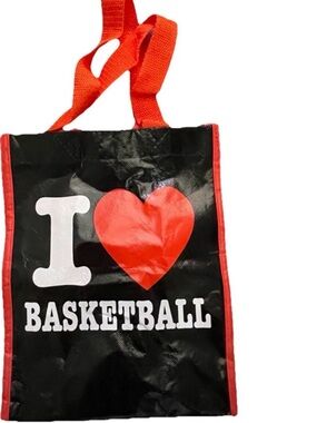 Child’s I LOVE BASKETBALL Small Tote Vinyl LUNCH BAG